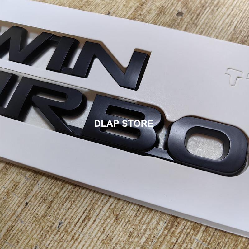 For Toyota Land Cruiser 300 Series LC300 ABS TWIN TURBO Back mark set Rear Trunk 3D Emblem Badge Sticker Trim Accessories YU6