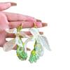 2024 Spring & Summer Fairy Forest Beaded Flower Earrings – Versatile & Sweet for Girls