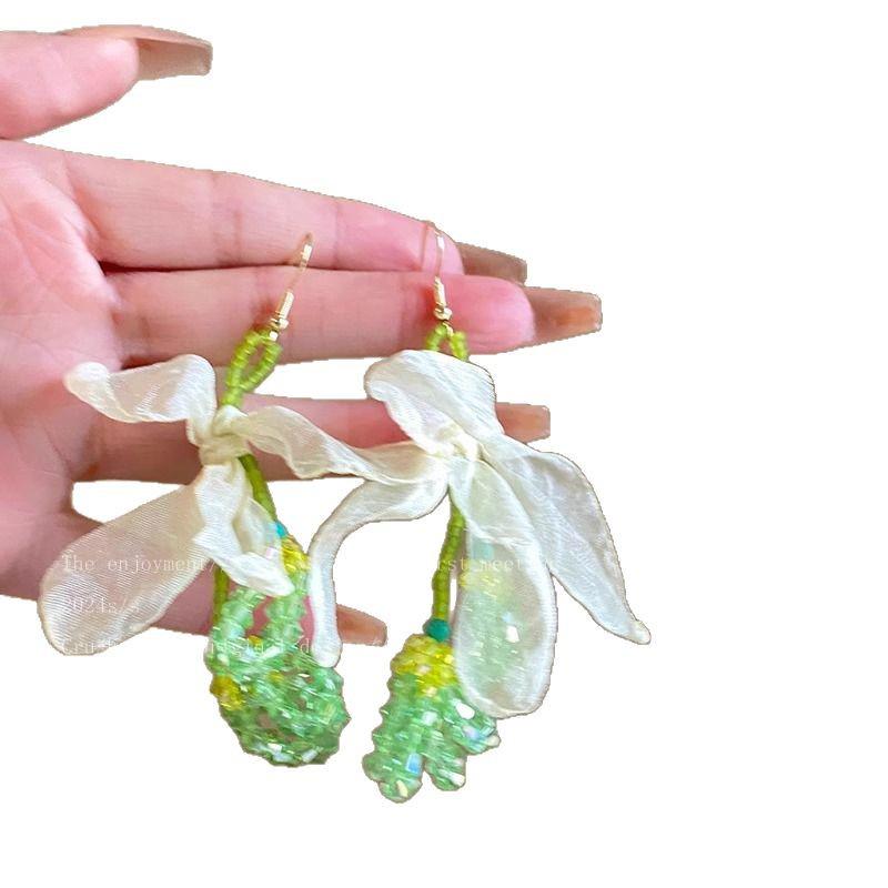 2024 Frühling & Sommer Feenwald Perlenblumen-Ohrringe – Vielseitig & Süß für Mädchen