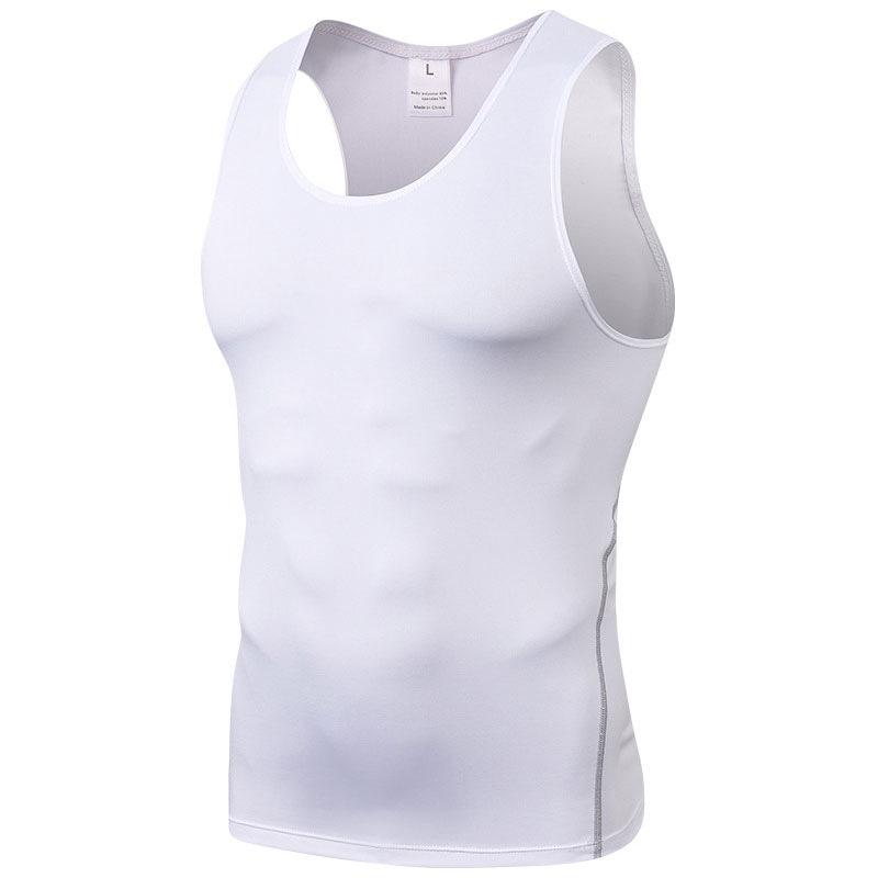 Men's Quick-Dry Compression Tank Top for Sports, Basketball, and Fitness