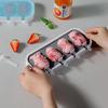 4 Cells Ice Cream Silicone Mold Summer Popsicle Mold Ice Pop Maker Fruit Juice Freezer Ice Tray Popsicle Molds Cake Baking Tools