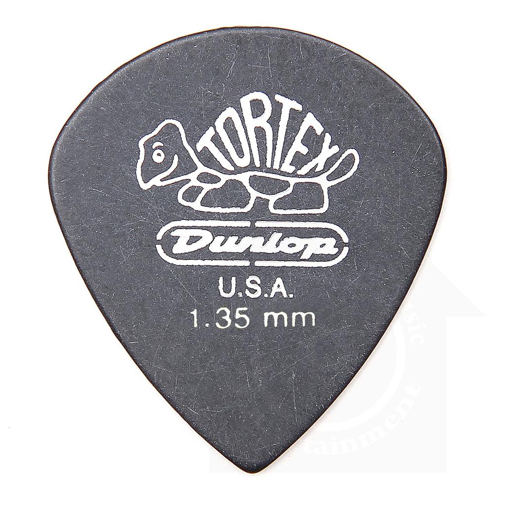 Jim Dunlop Tortex Jazz Pitch Black Pick Sada 24 Tortex Jazz Pitch Black Pick Musent Custom Player Pick 1,35 mm & 482B135-BLK-24P