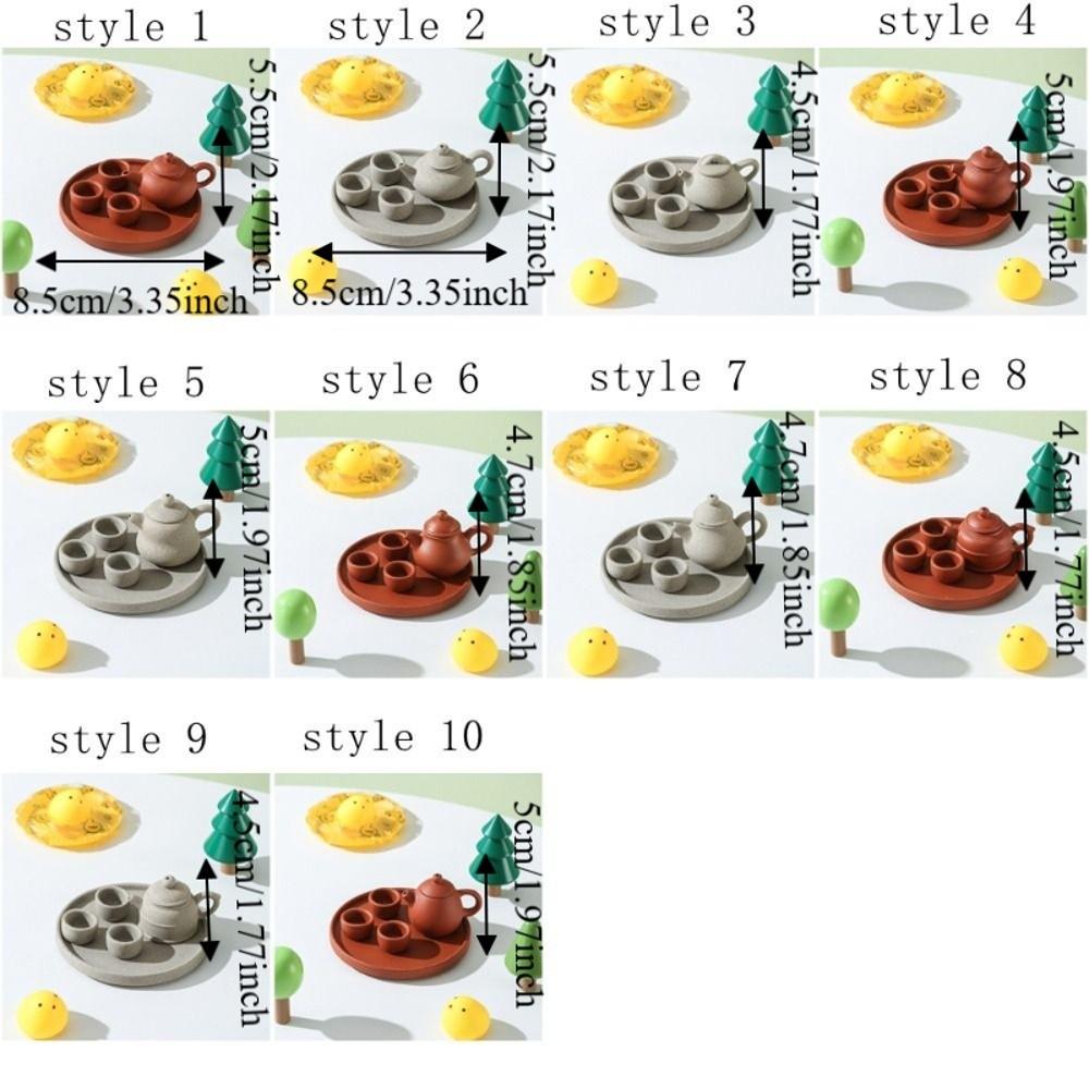 Antique Miniature Tea Set Funny Multipurpose Children's Tea Set Portable Cute Handmade Pottery Teapot Home Tea Ceremony