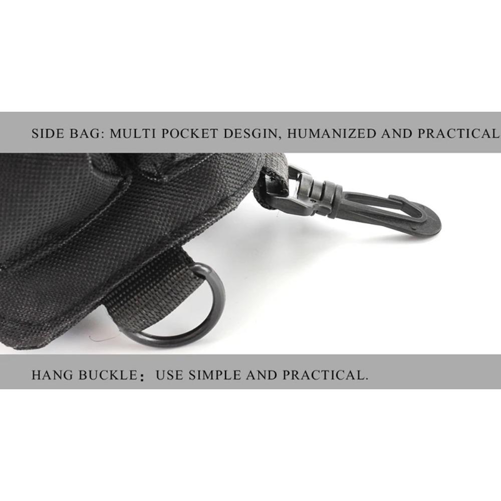 New Nylon Waterproof 3-Layer Fishing Bag Multifunctional Messenger Waist Bag Waterproof Fishing Lure Reel Line Tackle Storage Bag