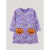 European and American Style Children's Dress 25 New Autumn Products Round Neck Girls' Beautiful Dress Halloween Baby Long-Sleeved Children's Dress