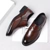 New Men's Casual Leather Shoes Formal Business Men's Shoes Non-slip Leather Men's Pointed Single Shoes Shoes