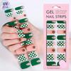 Christmas Waterproof Cartoon Nail Art Stickers: Flashy EU/US Gel Nail Decals