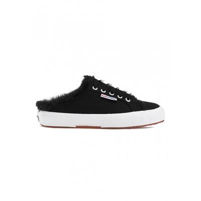 Superga 2402 Kožešinový Mule Coatau Černý S00gzm0999