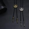 Star Pendant Faux Leather Rope Bolo Tie Shirt Collar Necktie Jewelry Accessories