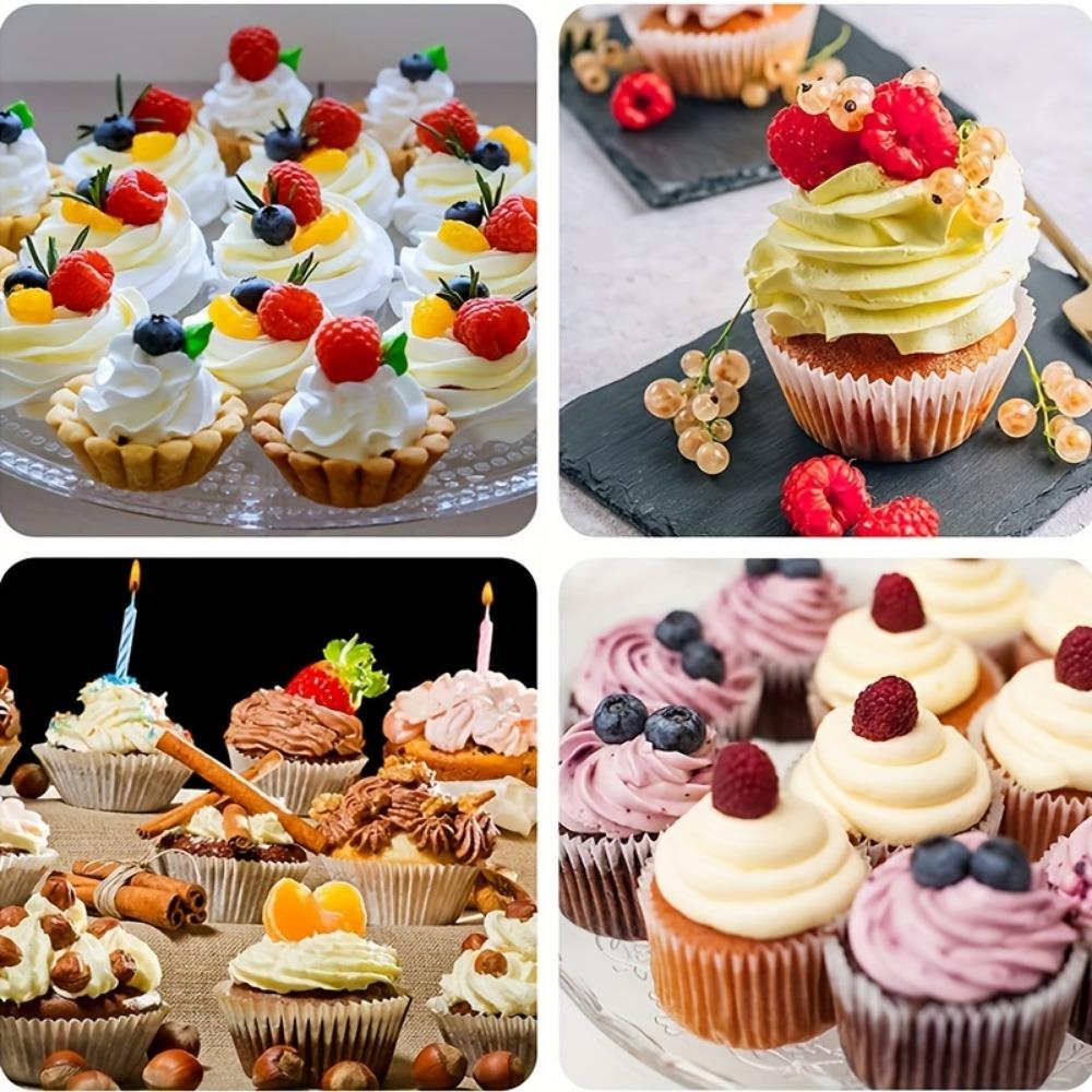 7 Stück Kuchendekorationszubehör, 5 Stück Spritztüllenspitzen aus Edelstahl, 1 Stück Nagelschalen für Kuchenblumen und Blumenschere, DIY-Werkzeuge zum Kuchenbacken