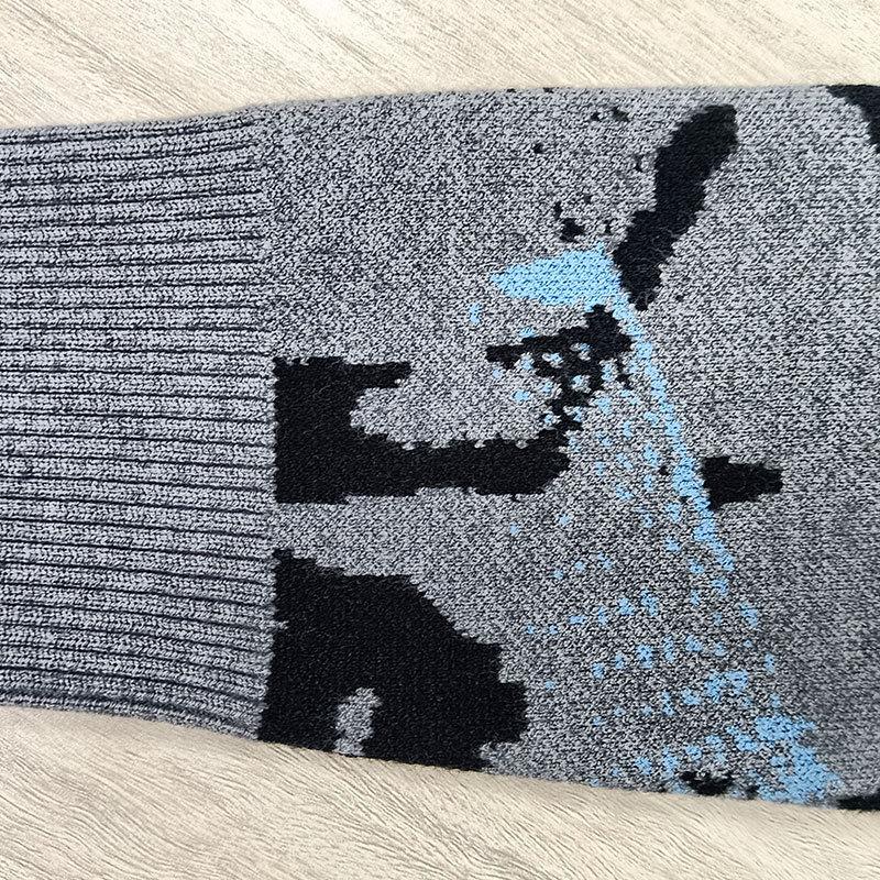 New Autumn and Winter Thin Sweater Men's Round Neck Sweater Japanese Casual Loose Outer Bottoming Sweater