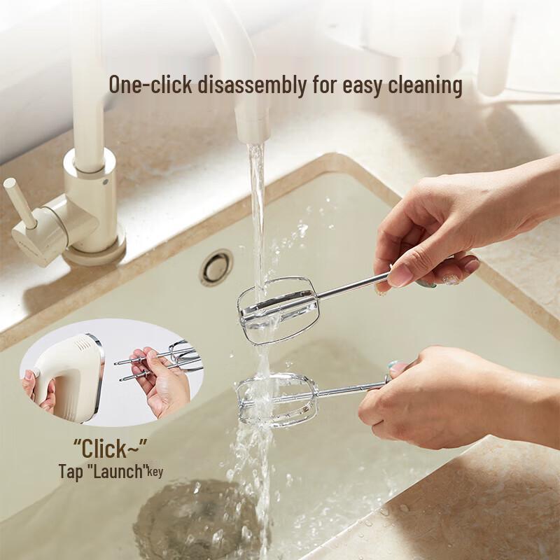 BEAR Handheld Electric Egg Beater CN Plug (adapter Included)
