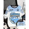 Lightning Mcqueen&Sally Cato Graphic Football Jersey O-Neck Cute Casual Sportswear Fashion Top Men's Women's T-shirts