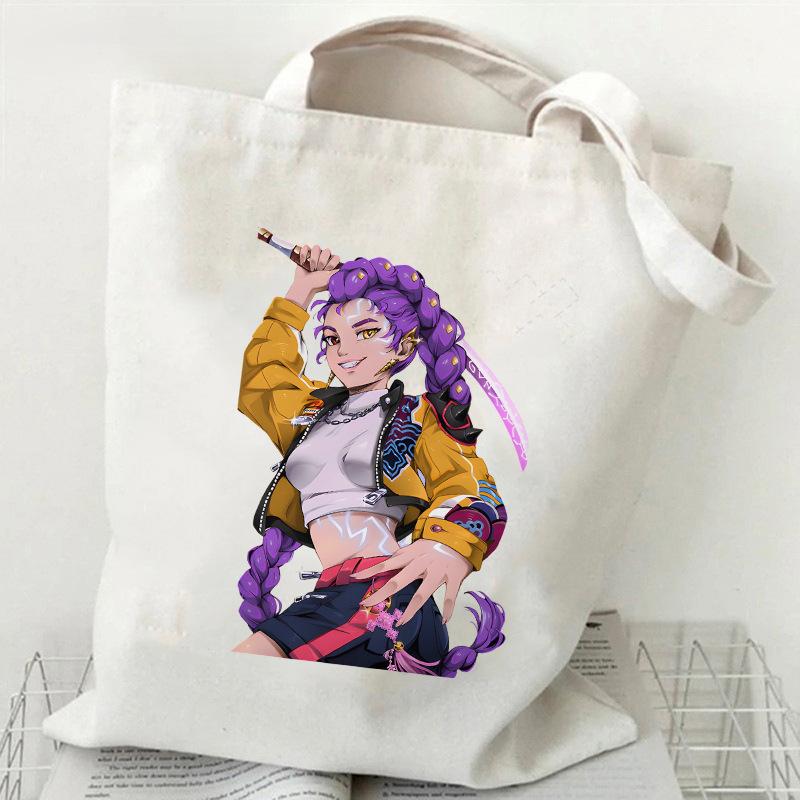 Hot sale Kpop Korean Witch Hunter Girls Group printed canvas bag for women's daily shopping bag
