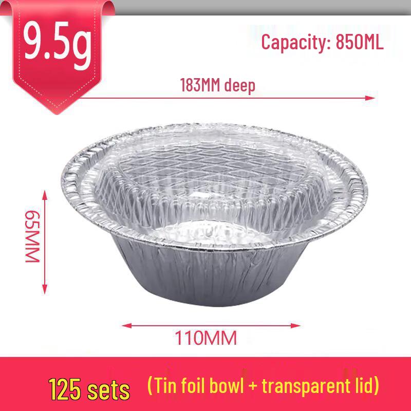 ShiXun Disposable Aluminum Foil Meal Container with Lid