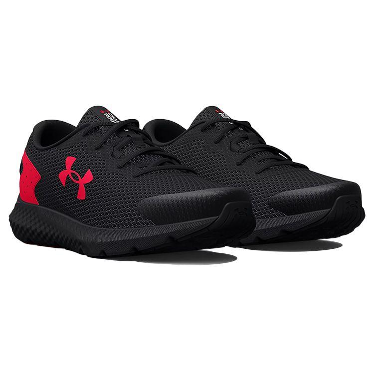 Under Armour Charged Rogue 3 Black Reflective Men Sneakers 3025525-001
