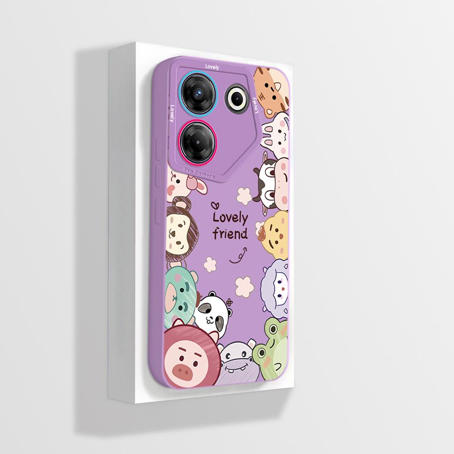 For Tecno Camon 20 4G 20 Pro 4G 5G Case Artistic Painting Pattern Soft Silicone Cover Protective Coque For Camon20 20Pro Funda