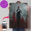 The Mirage Personalized D Textured Metal Poster Wall Art Tinplate Sign for Home Decoration Gaming Bar Accessories Room Decor