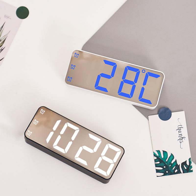 New Color Change Alarm Clock Colorful Color Change Electronic Clock Touch Multifunction