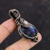 Multi Fire Labradorite Pendant Copper Wire Wrapped Jewelry Rainbow Moonstone Pendant Gemstone Copper Pendant Gift For Her Handmade Pendant