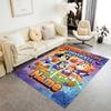 Spooky Pups Halloween Football Personalized Text Carpet Design for Foyer Decorate room Game Room Living Rooms Anti-slip Rug Office home decor