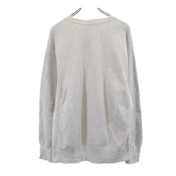 Lee 90s Old USA Made Long Sleeve Sweat Trainer L Gray Back Brushed Men's Used