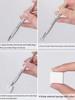 100pcs Mini Sponge Blocks With 4-Claw Tweezer, Nail Art Gradient Color Sponge, Gradient Nail Polish Tools