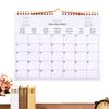 2026 Calendar 12 Month Multilingual Coil Wall Calendar Modern Decorative Planner for Bedroom Dormitory Apartment Family School