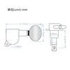 FLEOR 6pcs Electric Guitar String Tuning Keys Pegs Tuners Machine Heads 6R /6L/3L3R Choose Guitar Accessories Parts