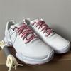 Womens Lightweight Comfortable Walking Sneakers With Cushioned Sole Breathable Leather Upper Flat Heel Daily Wear Light