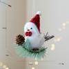 Cute Animal White Bird Christmas Tree Pendant Home Decoration Christmas Tree Decoration Office Home Garden Decor Friend Gifts