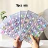 New DIY 3D Capsule Crystal Stickers - Kawaii Embossed Relief Decals, Scrapbooking Journal Cute Stationery for Children’s Toy