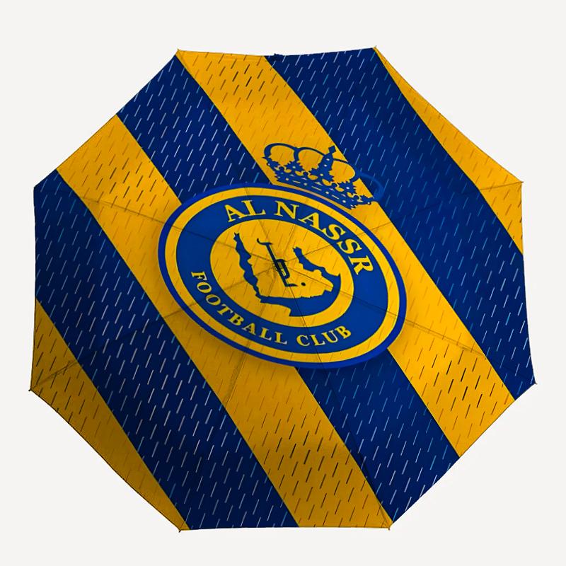 1 pezzo Squadra di Calcio (27) Ombrello, Protezione Solare e Schermatura UV. Ha Otto Stecche Robuste per l'Uso all'Aperto ed è il Regalo Perfetto