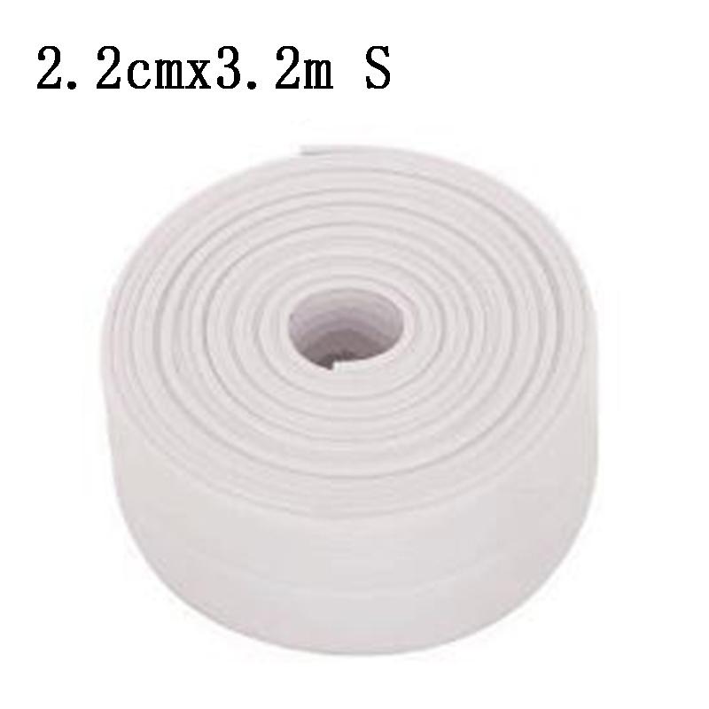 

3.2m White Waterproof Anti-mold Tape Kitchen Sink Gap Wall Corner Stickers Sealing Strip Bathroom Toilet Tiles Self-adhesive TMZ