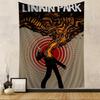 Nu Metal Band L-Linkin P-Park Cartoon Tapestry Art Science Fiction Room Home Decor Wall Hanging Sheets