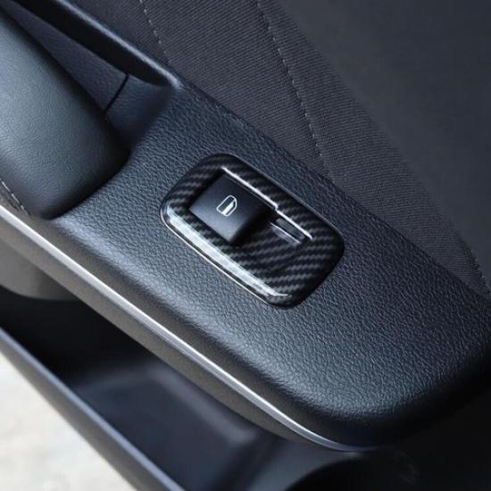 For 2011- Dodge Charger Carbon Interior Window Lift Switch Panel Cover Trim