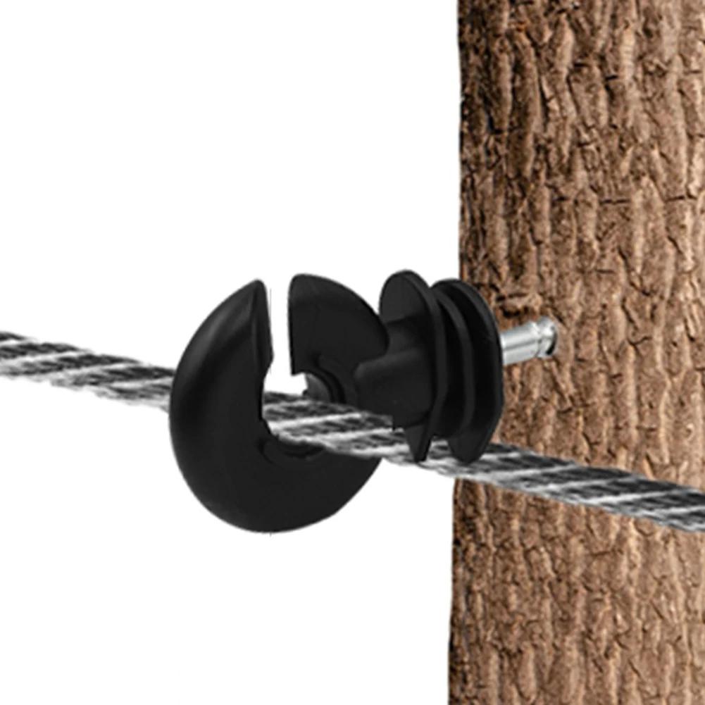 Wire Connection Tool Fence Insulator Animal Fence Electric Fence Long-lasting Multifunctional Screw-In Short Circuit Protection