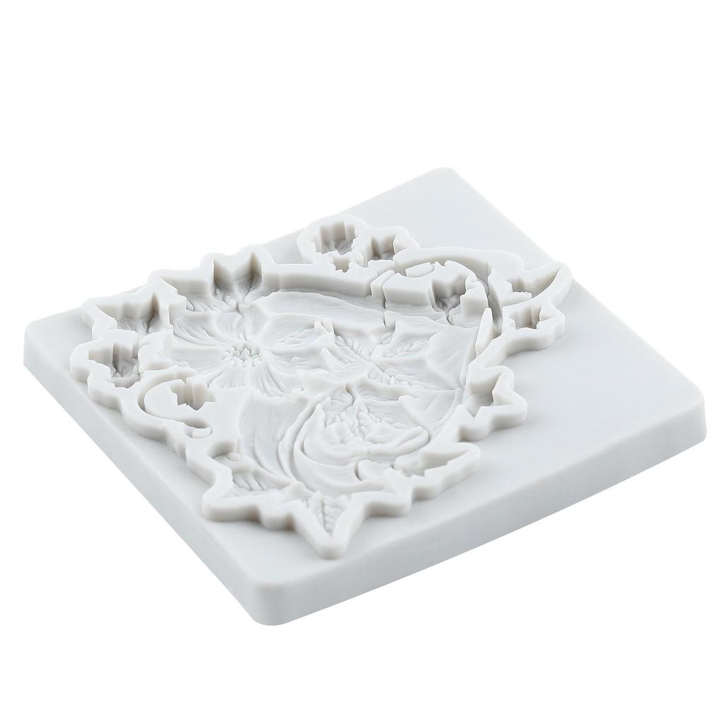 Heart Silicone Mold Flower Vine Fondant Molds Cake Decorating Tools Cupcake Topper Candy Sugar Craft Gum Paste Polymer Clay