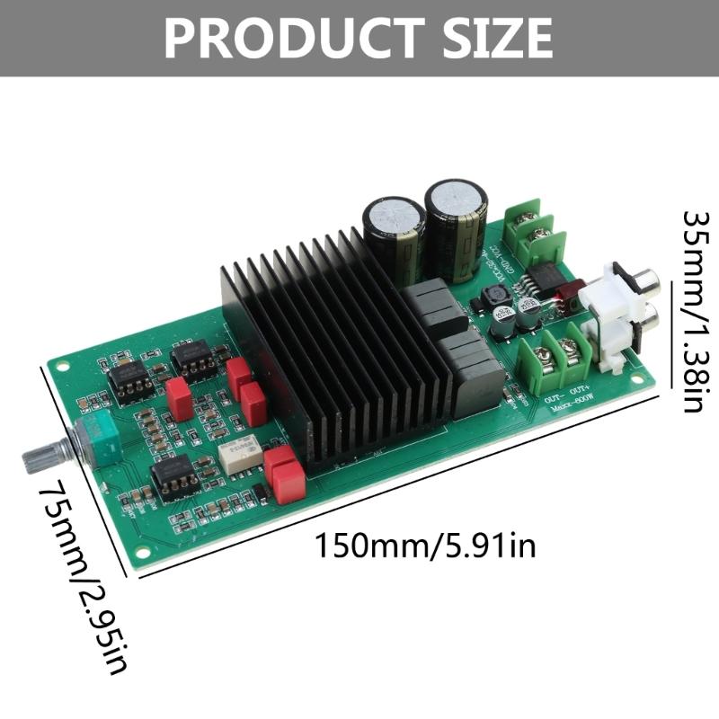 TPA3255 Mono 600W Hochleistungs-Verstärkerplatine Subwoofer Vollfrequenz Umschaltbar Klasse D Digitale Leistungs-Verstärkerplatine