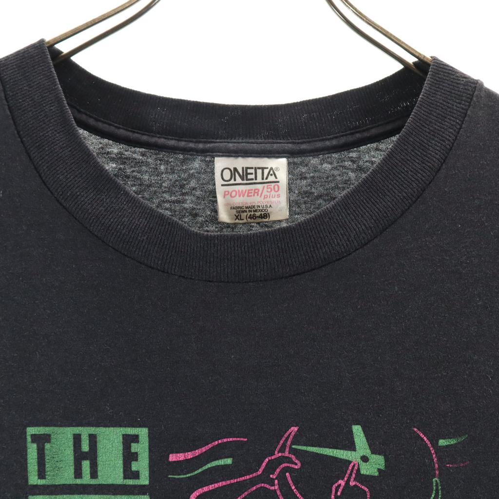 ONEITA 90s Old USA Made Politics Voting Print Short Sleeve T-shirt Men's Used