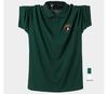 Youth Extra Large Short Sleeve Cotton Polo Shirt with Lapel, Sweat-Absorbent, One Piece, Comfortable.