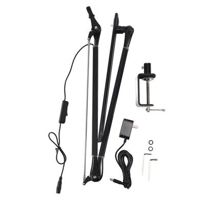 LED Schreibtischlampe mit Klemme 12W Superhell Flexibler Arm Augenschutz Arbeitslampe für Zuhause Büro