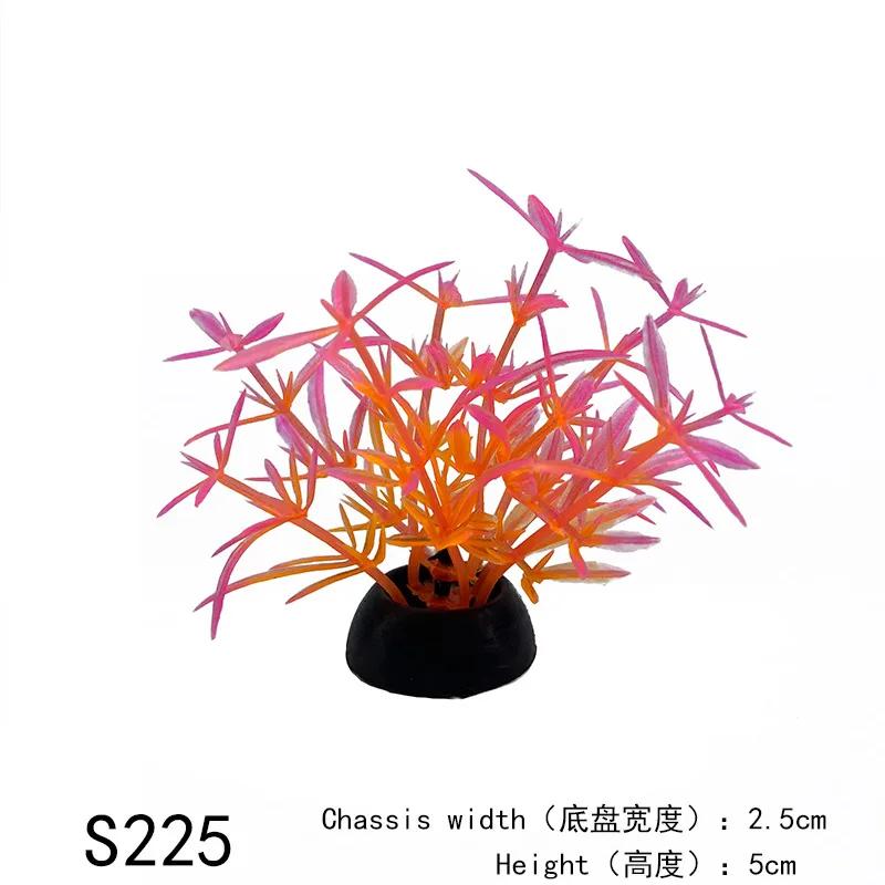 PVC Aquarium Decorative Simulation Artificial Leaves Plant Environmental Protection Materials Aquarium Decorative Accessories