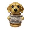 Emotional Support Puppy Statue Positive Dog Ornament Puppy Figurine