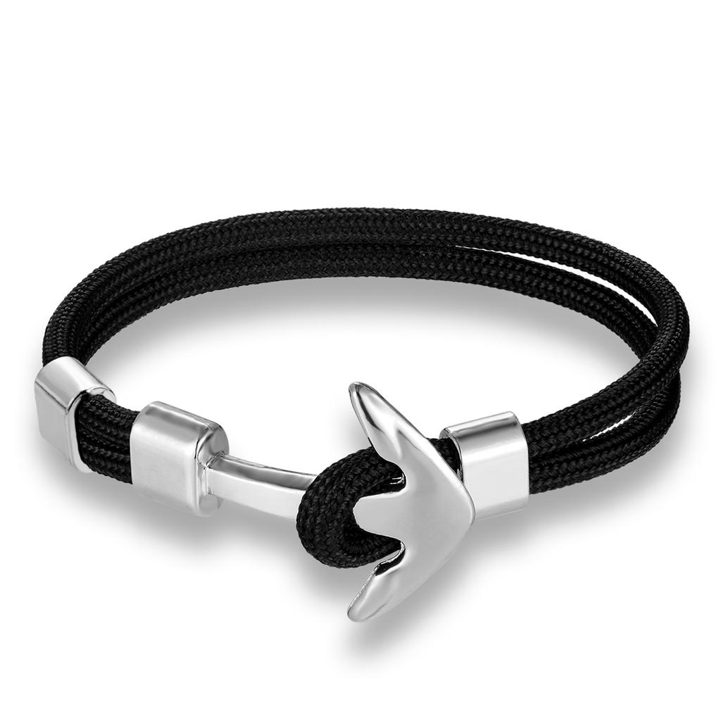 European and American Trends, Boat Anchors, Men's Aircraft Bracelets, Polyester Rope Jewelry