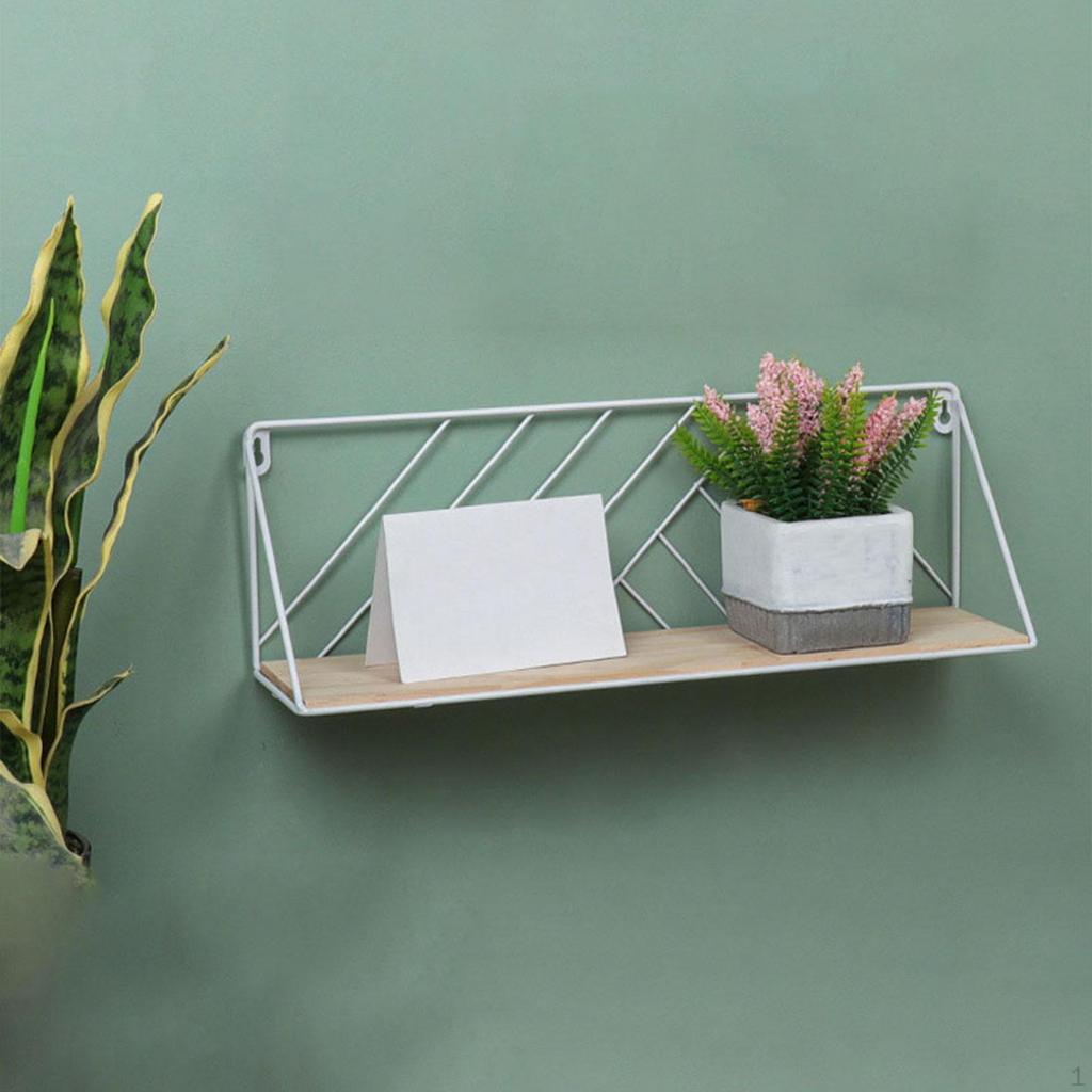 Cheap Bathroom Tower Rack Shelf Wall Mounted Kitchen Iron Storage Holder White L Joom