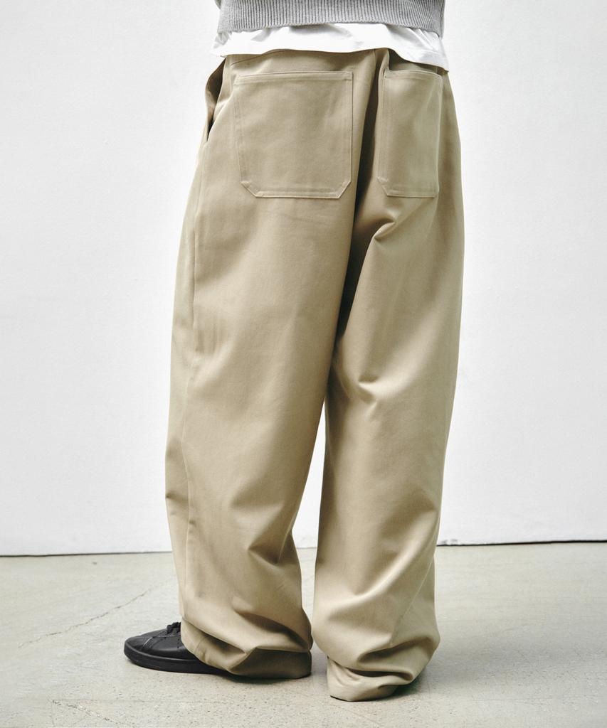 INTEMPOMOOD Long Pleated Chino Pants: 3 Colors