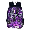 Cartoon Backpack Murder Drones School Bag 40cm/15.7inch Backpack Lightening Zipper Backpack Book Bags for Boys Girls Best Gift