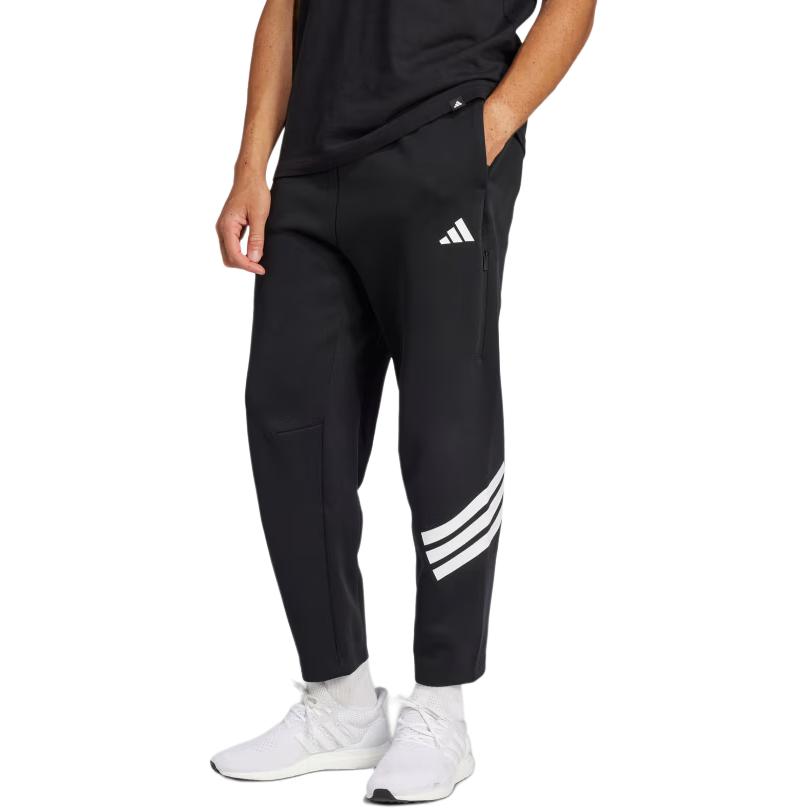 Adidas Future Icons 3-Stripes Pocket Pants Black Men Streetwear JD4889