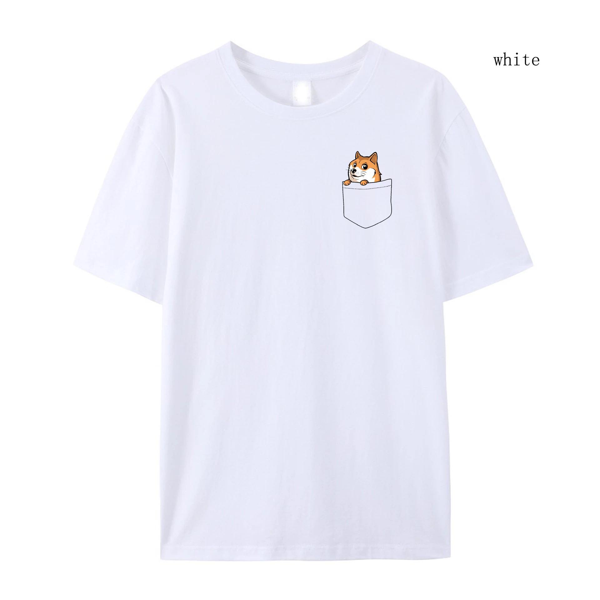 Женская футболка Летняя футболка с короткими рукавами Pocket Cat Женская футболка — фото 6